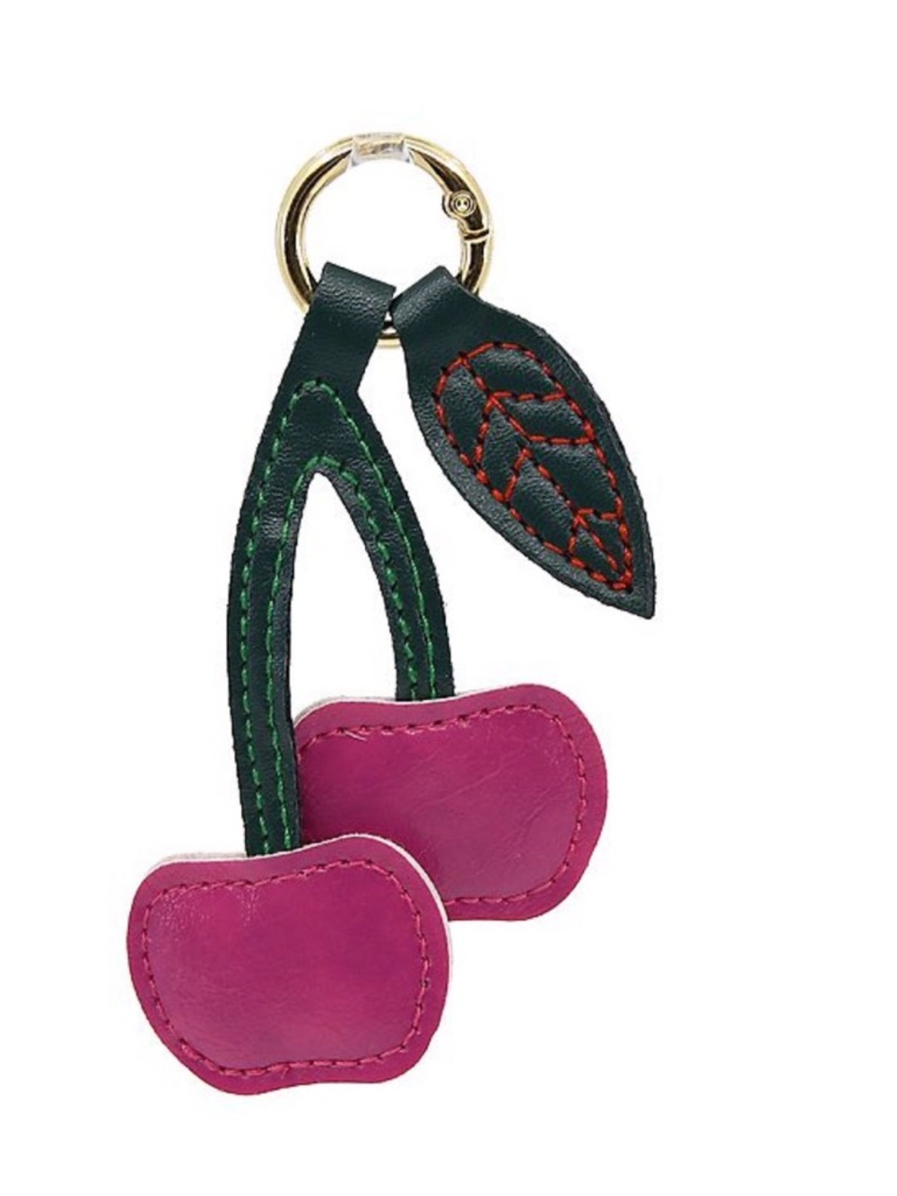 New Blue Moon Studio Cherry Clip-On Bag Charm